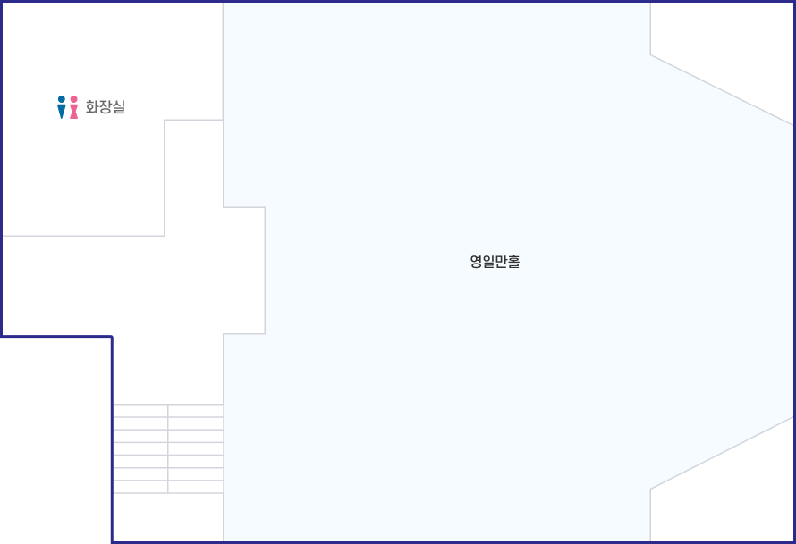 정신건강복지센터 남구보건소 2층 안내도 이미지