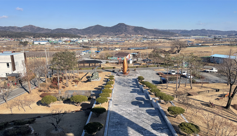 기념관에서 본 전망 이미지